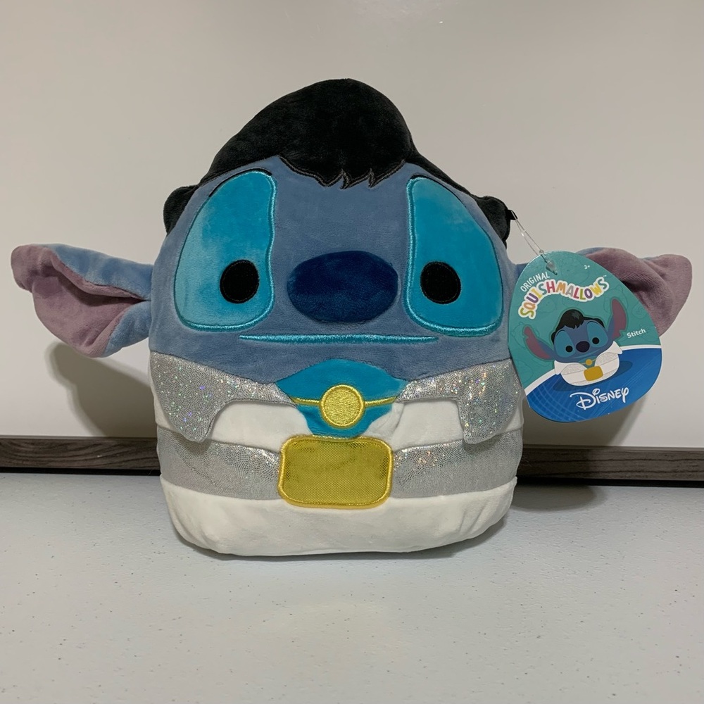 Disney Elvis Stitch 8” Squishmallow-NWT